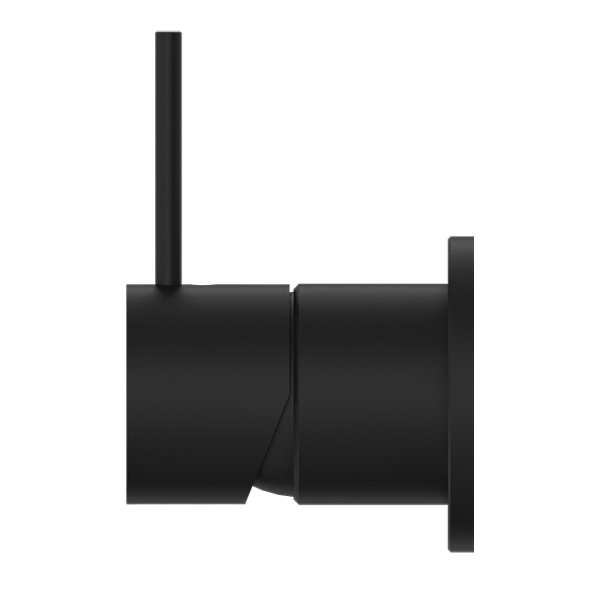MECCA SHOWER MIXER VALVE KIT SINGLE HANDLE SHOWER VALVE BODY REPLACEMENT WITH 60MM PLATE HANDLE UP MATTE BLACK (NR221911jMB)