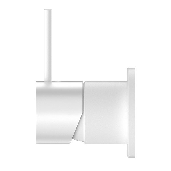 MECCA SHOWER MIXER VALVE KIT SINGLE HANDLE SHOWER VALVE BODY REPLACEMENT WITH 60MM PLATE HANDLE UP MATTE WHITE (NR221911jMW)