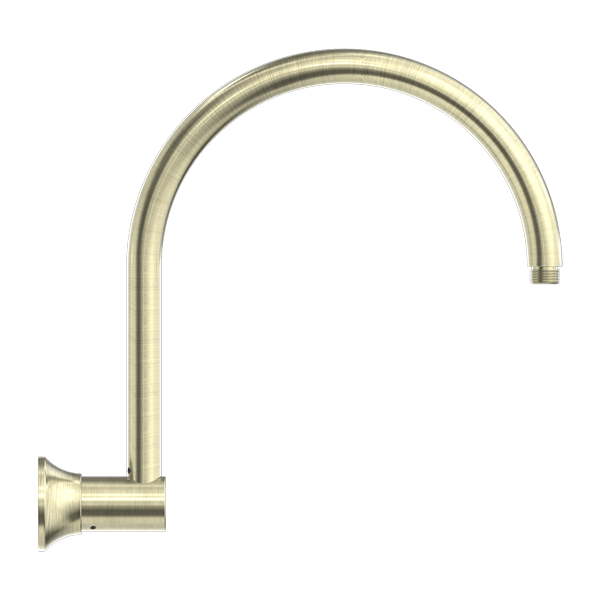 YORK SHOWER ARM AGED BRASS (NR508AB)