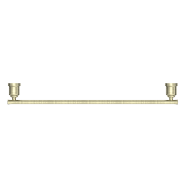 YORK SINGLE TOWEL RAIL 600MM AGED BRASS (NR6924AB)