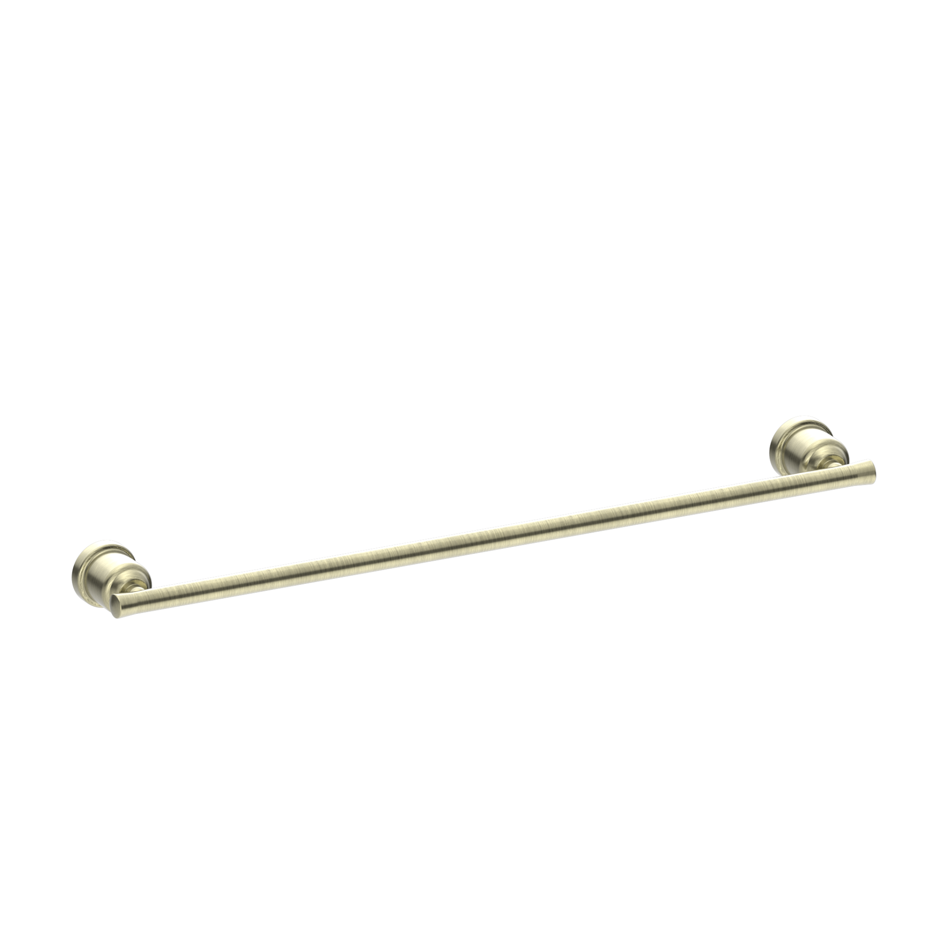 YORK SINGLE TOWEL RAIL 600MM AGED BRASS (NR6924AB)