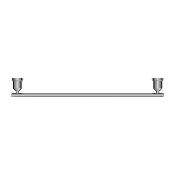 YORK SINGLE TOWEL RAIL 600MM CHROME (NR6924CH)