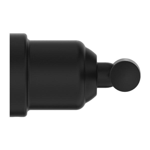 YORK ROBE HOOK MATTE BLACK (NR6982MB)