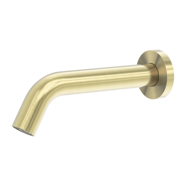 MECCA WALL MOUNT SENSOR AUTOMATIC TOUCHLESS BATHROOM FAUCETS BRUSHED GOLD (NR401BG)