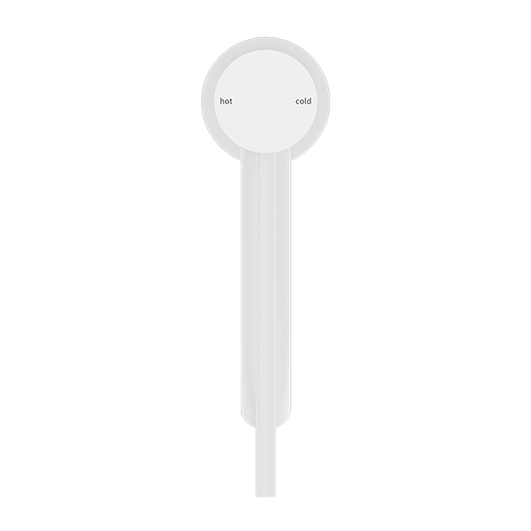 MECCA CARE BASIN MIXER MATTE WHITE (NR221901dMW)