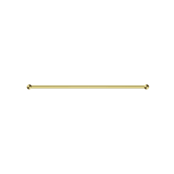 NEW MECCA SINGLE TOWEL RAIL 600MM BRUSHED GOLD (NR2324BG)