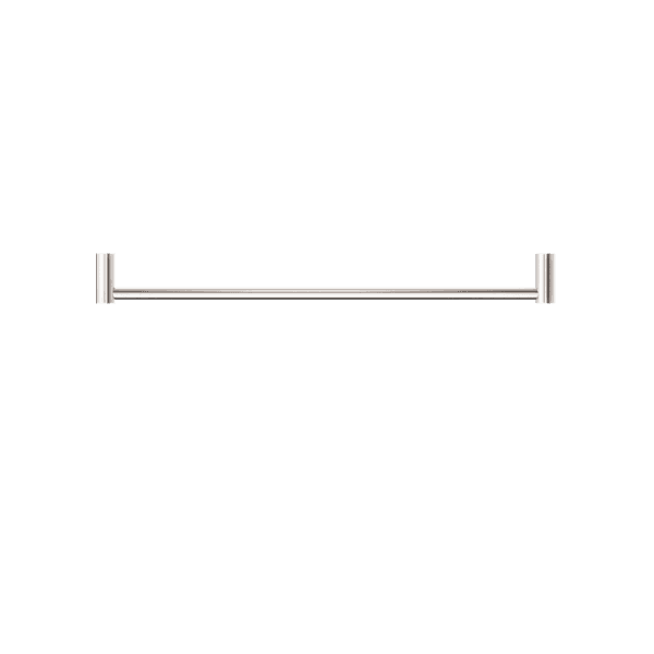 NEW MECCA SINGLE TOWEL RAIL 800MM BRUSHED NICKEL (NR2330BN)