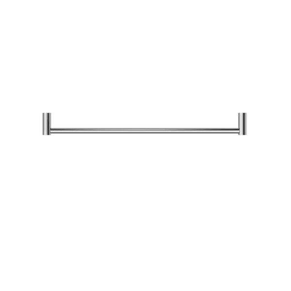 NEW MECCA SINGLE TOWEL RAIL 800MM CHROME (NR2330CH)