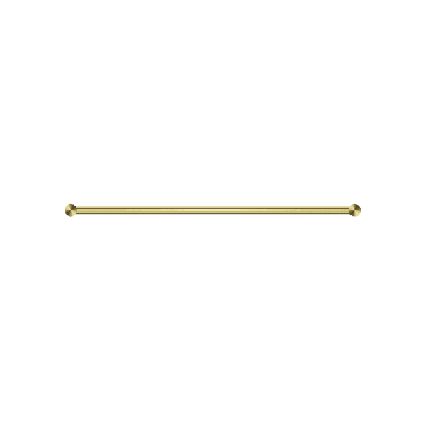 NEW MECCA DOUBLE TOWEL RAIL 800MM BRUSHED GOLD (NR2330dBG)