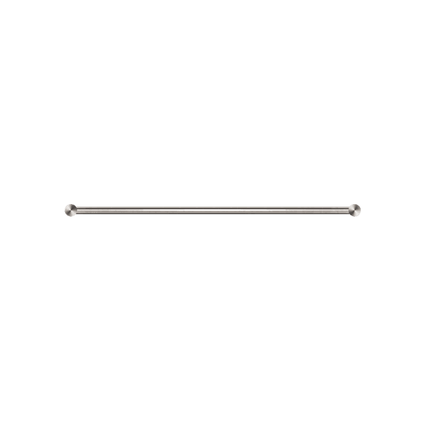 NEW MECCA DOUBLE TOWEL RAIL 600MM BRUSHED NICKEL (NR2324dBN)
