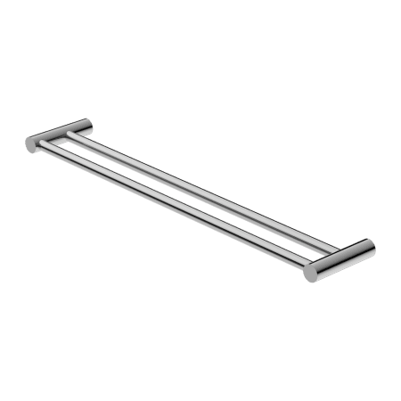 NEW MECCA DOUBLE TOWEL RAIL 600MM CHROME (NR2324dCH)