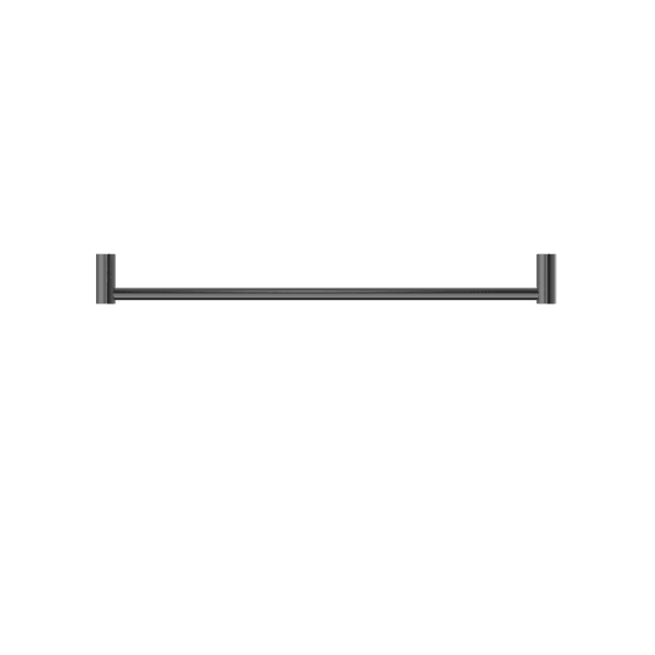 NEW MECCA SINGLE TOWEL RAIL 600MM GUN METAL (NR2324GM)