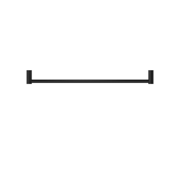 NEW MECCA SINGLE TOWEL RAIL 800MM MATTE BLACK (NR2330MB)