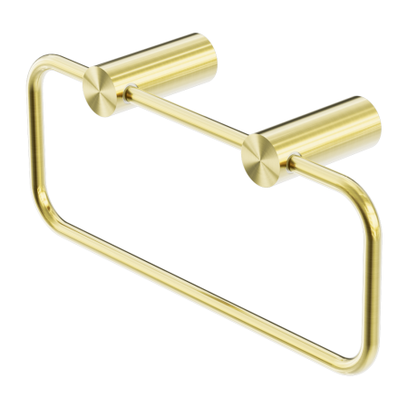 NEW MECCA TOWEL RING BRUSHED GOLD (NR2380aBG)