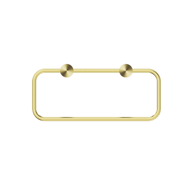 NEW MECCA TOWEL RING BRUSHED GOLD (NR2380aBG)