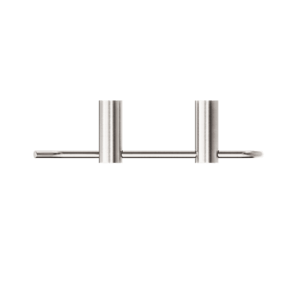 NEW MECCA HAND TOWEL RAIL BRUSHED NICKEL (NR2380BN)
