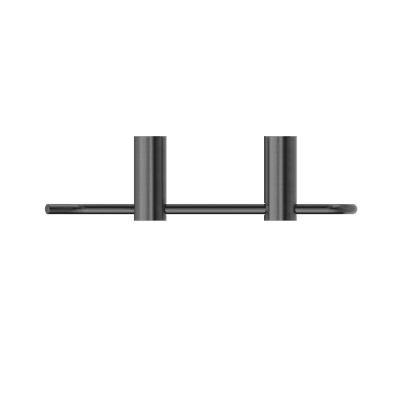 NEW MECCA HAND TOWEL RAIL GUN METAL (NR2380GM)