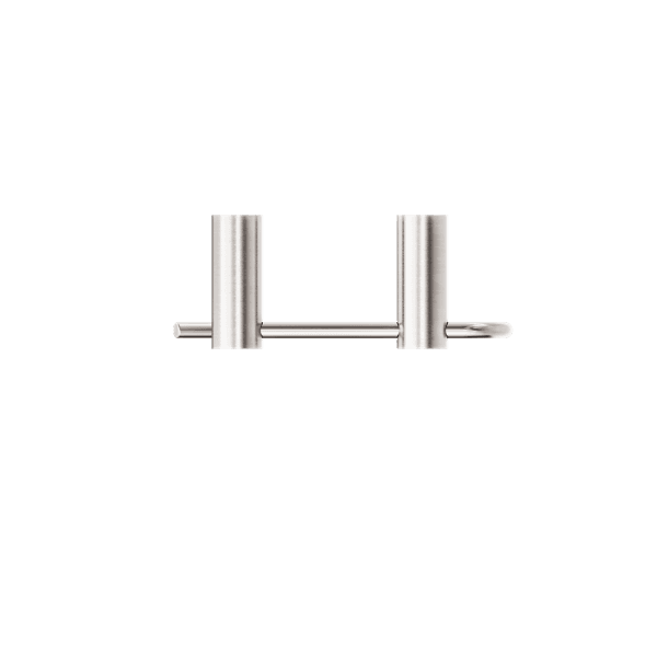 NEW MECCA TOILET ROLL HOLDER BRUSHED NICKEL (NR2386BN)