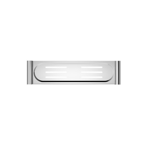 NEW MECCA METAL SHOWER SHELF CHROME (NR2387aCH)