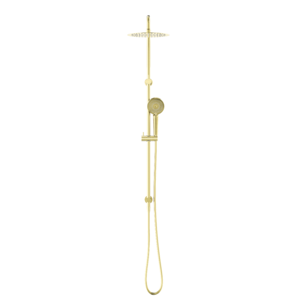 ROUND PROJECT TWIN SHOWER BRUSHED GOLD (NR232105DBG)