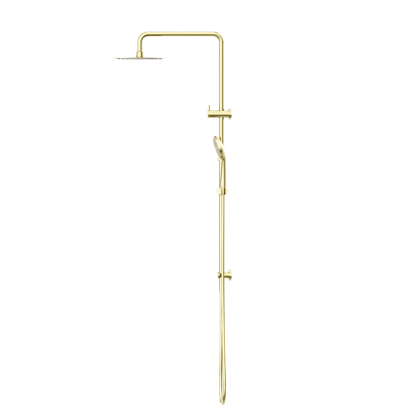 ROUND PROJECT TWIN SHOWER BRUSHED GOLD (NR232105DBG)