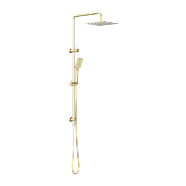 SQUARE PROJECT TWIN SHOWER BRUSHED GOLD (NR232105EBG)