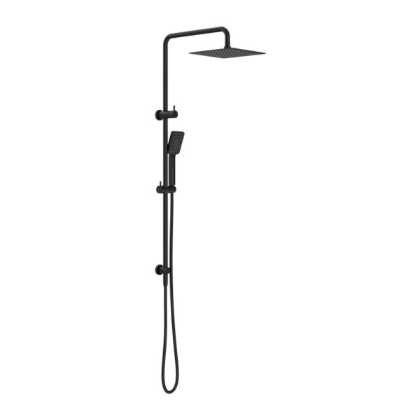 SQUARE PROJECT TWIN SHOWER MATTE BLACK (NR232105EMB)