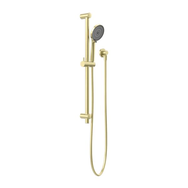 ROUND METAL PROJECT RAIL SHOWER BRUSHED GOLD (NR318BG)
