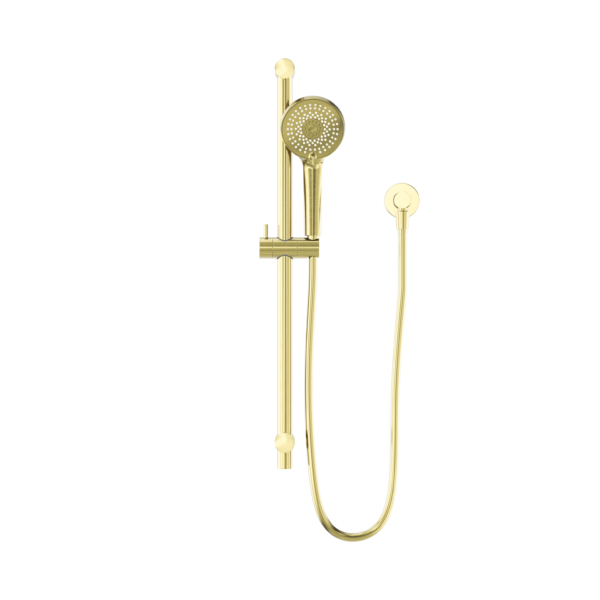 ROUND METAL PROJECT RAIL SHOWER BRUSHED GOLD (NR318BG)