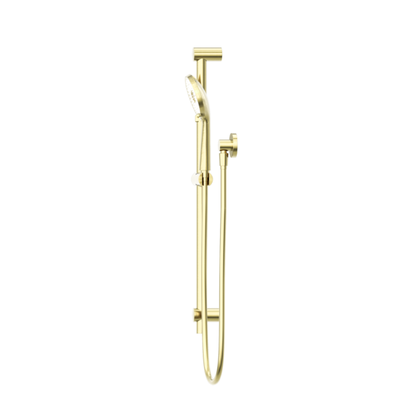 ROUND METAL PROJECT RAIL SHOWER BRUSHED GOLD (NR318BG)