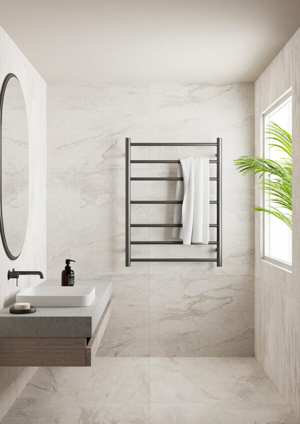 HEATED TOWEL LADDER GRAPHITE (NR190002HGR)