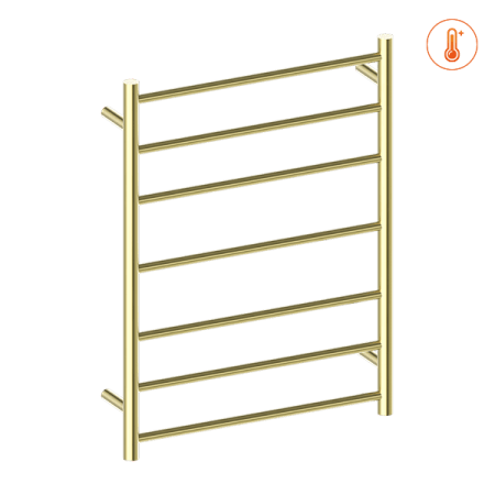 HEATED TOWEL LADDER BRUSHED GOLD (NR190002HBG)