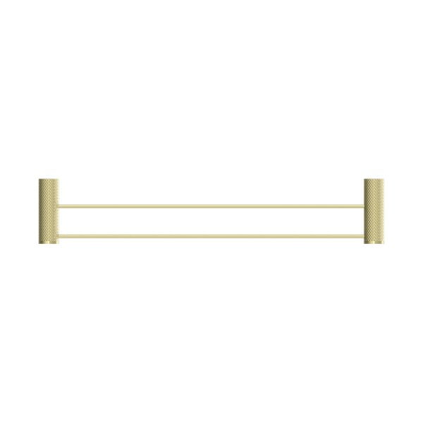 OPAL DOUBLE TOWEL RAIL 800MM BRUSHED GOLD ( NR2530dBG)