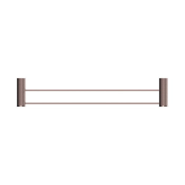 OPAL DOUBLE TOWEL RAIL 800MM BRUSHED BRONZE ( NR2530dBZ)