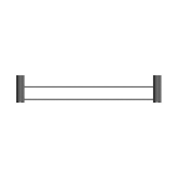 OPAL DOUBLE TOWEL RAIL 800MM GRAPHITE ( NR2530dGR)