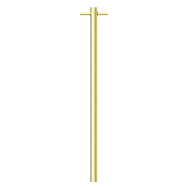 HEATED VERTICAL TOWEL RAIL BRUSHED GOLD (NRV900HBG)
