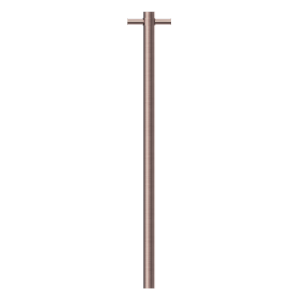 HEATED VERTICAL TOWEL RAIL BRUSHED BRONZE (NRV900HBZ)