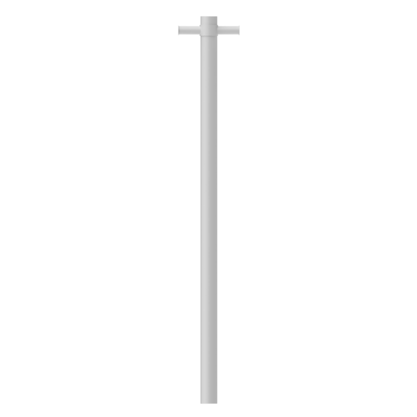 HEATED VERTICAL TOWEL RAIL MATTE WHITE (NRV900HMW)