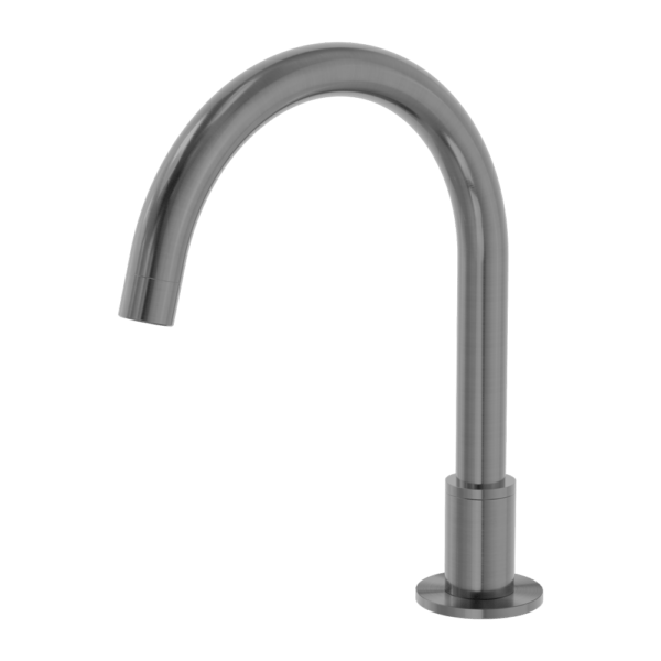 KARA HOB MOUNT BATH SPOUT ONLY G1/2 FEMALE INLET GUN METAL (NR211703bGM)