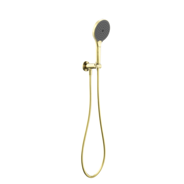 MECCA SHOWER BRACKET WITH AIR SHOWER II BRUSHED GOLD (NR221905fBG)