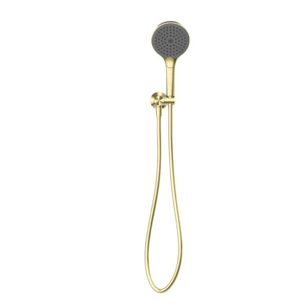 MECCA SHOWER BRACKET WITH AIR SHOWER II BRUSHED GOLD (NR221905fBG)