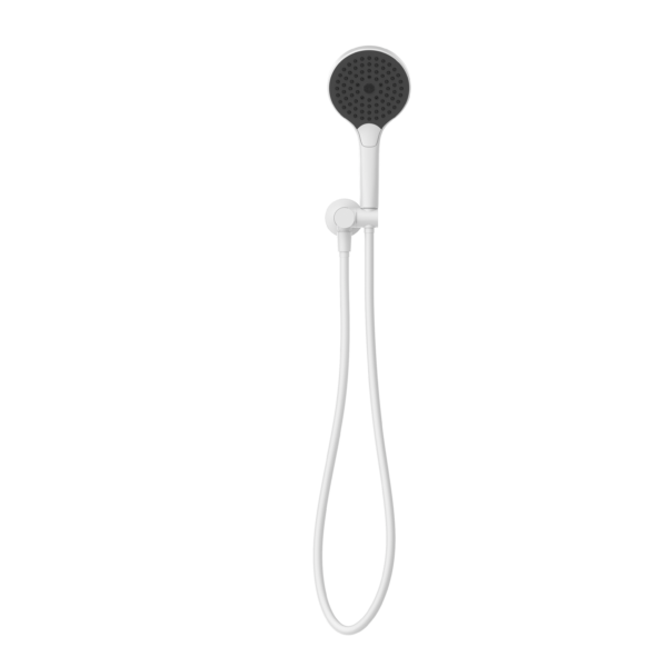 MECCA SHOWER BRACKET WITH AIR SHOWER II MATTE WHITE (NR221905fMW)