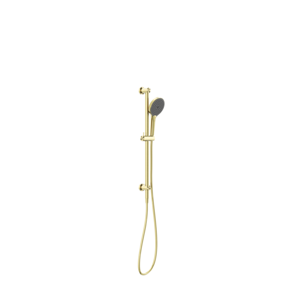 MECCA SHOWER RAIL WITH AIR SHOWER II BRUSHED GOLD (NR221905gBG)