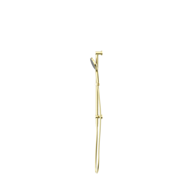 MECCA SHOWER RAIL WITH AIR SHOWER II BRUSHED GOLD (NR221905gBG)