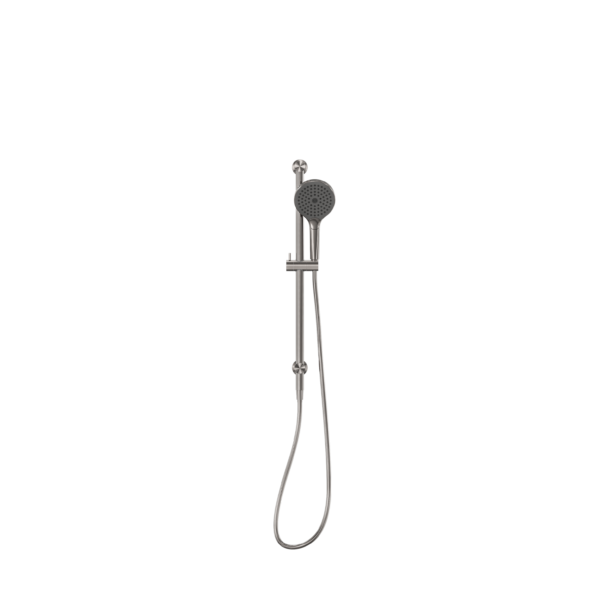 MECCA SHOWER RAIL WITH AIR SHOWER II BRUSHED NICKEL (NR221905gBN)
