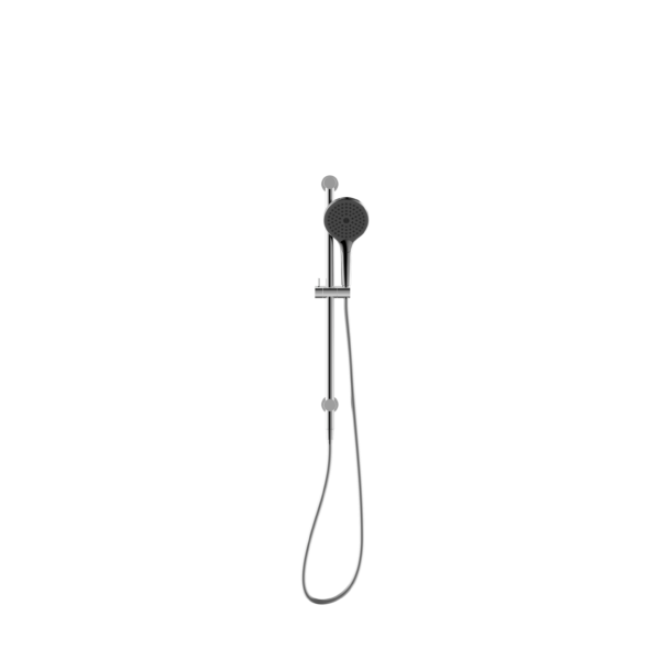 MECCA SHOWER RAIL WITH AIR SHOWER II CHROME (NR221905gCH)