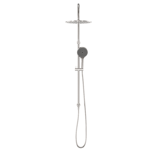 MECCA TWIN SHOWER SET WITH AIR SHOWER II BRUSHED NICKEL (NR221905hBN)