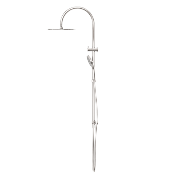 MECCA TWIN SHOWER SET WITH AIR SHOWER II BRUSHED NICKEL (NR221905hBN)