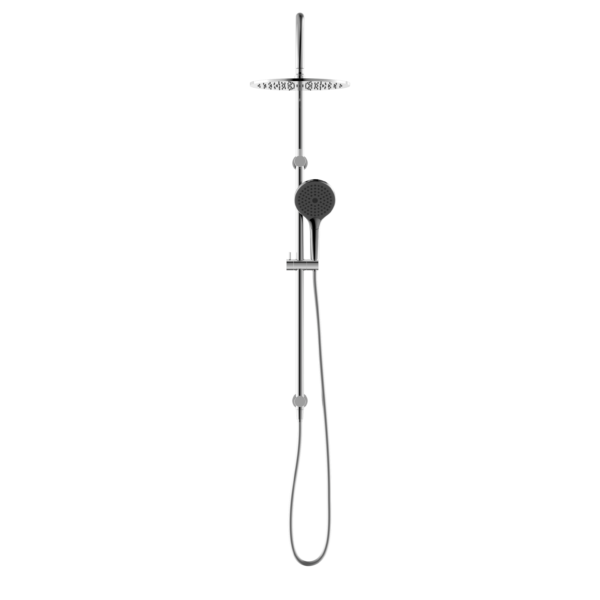 MECCA TWIN SHOWER SET WITH AIR SHOWER II CHROME (NR221905hCH)