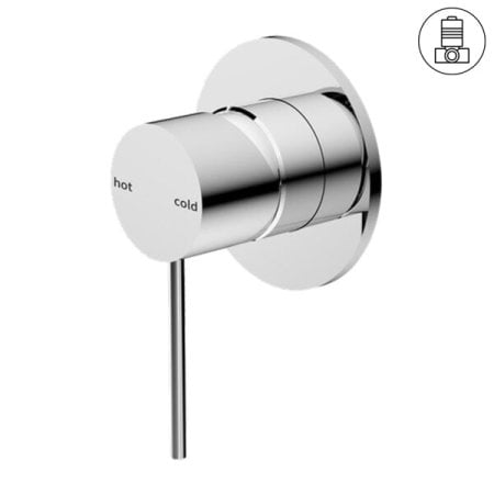 MECCA SHOWER MIXER 80MM PLATE CHROME (NR221911CH)